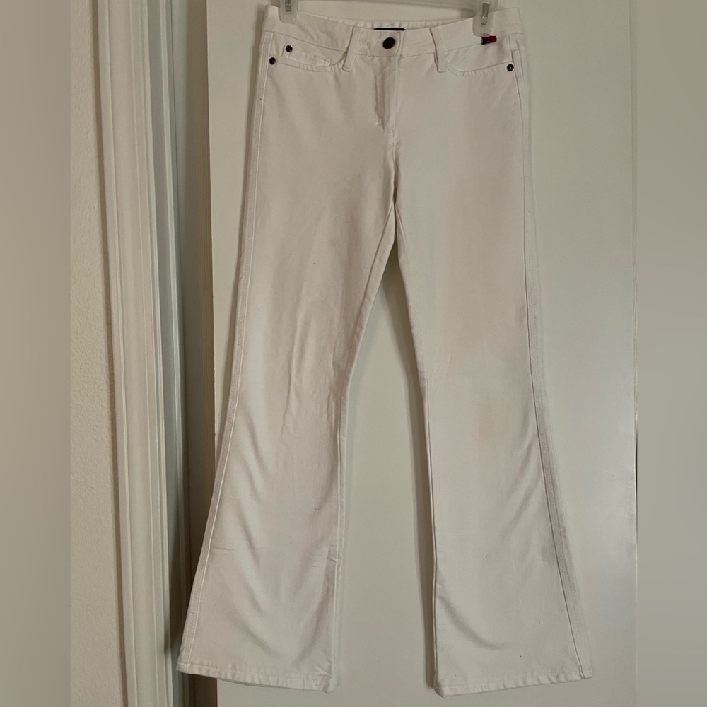 26” Sz 4: BCBG Mid Rise Bootcut Denim Jeans Cotton